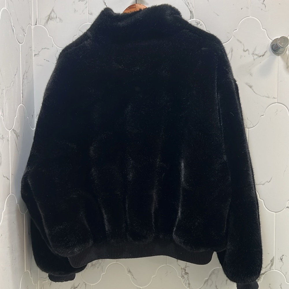 ZARA Faux Fur Jacket - Picture 4 of 12